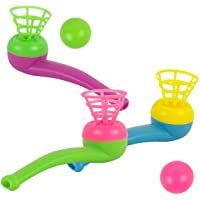 Toyvian Pipe Ball Toys 12 Piezas de plástico Bola Flotante de Juguete Classic Nostalgia Air Suspension Blowing Ball…